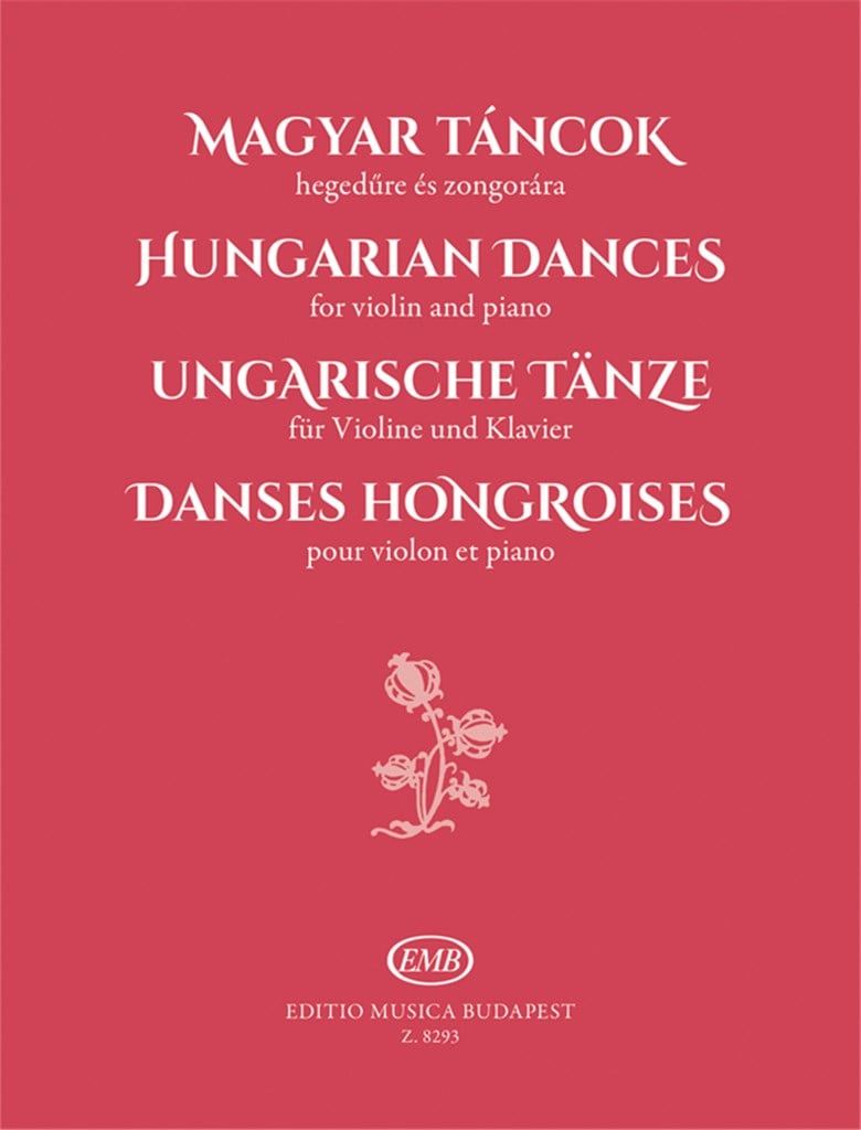 Hungarian Dances for Violin and Piano